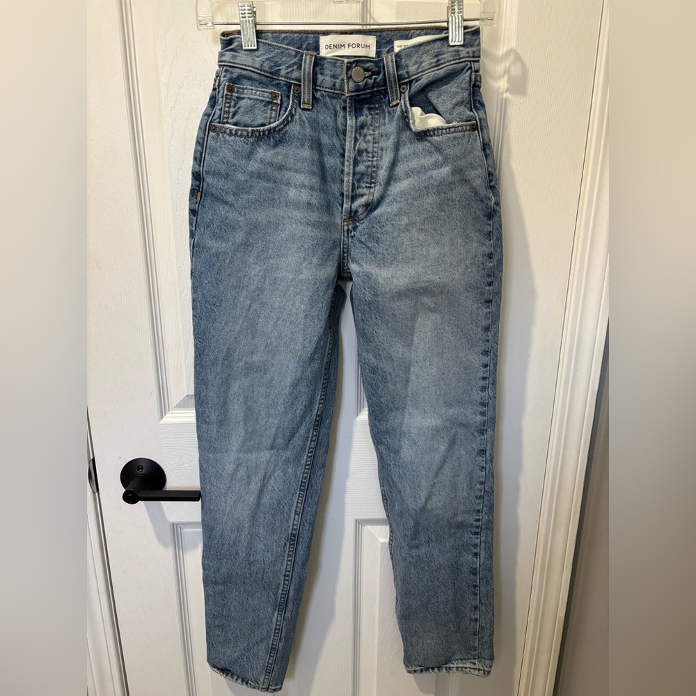 Denim Forum The 90s Boyfriend High Loose Jean Size 23 / 30L - Picture 3 of 6